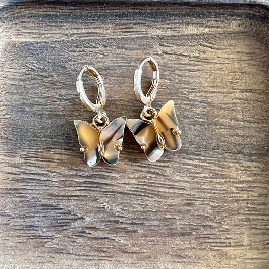 Earthy Butterfly Earrings