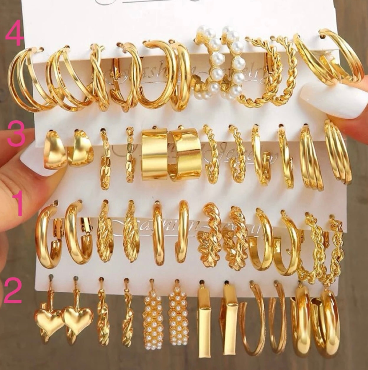 Gold Hoop Earring Sets